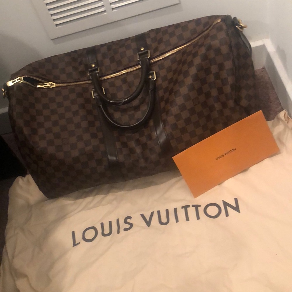 Louis Vuitton duffle bag “KEEPALL BANDOULIÈRE 55”